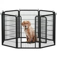 Decorative Garden Metal Fence, Premium Dog Playpen Large Crate Fence