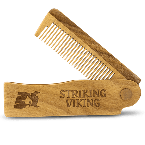 Folding Wooden Comb - Sandalwood