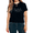 1-Black, variant on Women's Soft Continuous Line Sketch Bird Twig Christian Spiritual Quote Graphic Breathable Short Sleeve T-Shirt