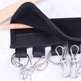 thumbnail image 2 of Portable Fabric Storage Hanger Folding Hat Clip Storage Save Space Hat Space Hat Socks Rack 10 Clips Hat Clothes Rack Baseball Hat Rack, 2 of 8