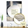 thumbnail image 3 of Designart "Blue Azure Geometric Collage" Abstract Collages Oversized Wall Mirror - Modern Abstract Entryway Big Wall Mirror - Multiple Color Options, 3 of 6