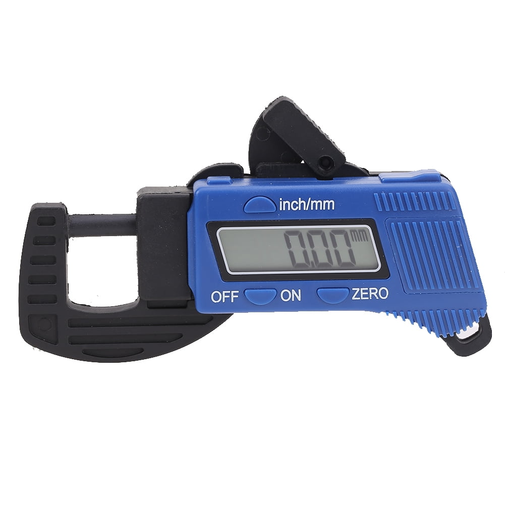 Precise LCD Digital Thickness Gauge Meter Tester Micrometer 0 to 12.7mm Portable