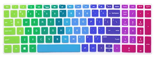 Keyboard Cover Skin Compatitle with HP Pavilion 15.6 2018 New Series,HP Pavilion x360 15-BR075NR,HP Pavilion 15-BS 15-BW 15-CC 15-CB 15-CD,HP Envy x360 15M-BP 15M-BQ,17.3 HP Envy 17M Hot Blue 