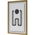thumbnail image 6 of Renwil Arlo 36x24" Fabric Alternative Wall Art Framed Print in White & Walnut, 6 of 6