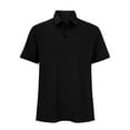 thumbnail image 2 of ameIAEA Mens Golf Shirts Casual Short Sleeve Button Classic T-Shirts Basic Solid Color Summer Tops, 2 of 5