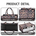 thumbnail image 4 of Large Capacity Tote Bag,Leopard Print Pattern Handbag Fashion Luxury Tote Bag,15.7"x13"x 5.1" Inches,Laptop Compatible, 4 of 6