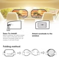 thumbnail image 5 of Yuyamidu Coconut Tree Car Window Shades for Side Window 2 PCS Sunset Car Window Sun Shades for Women Men Car Rear Window Shade for Kids Car Window Sun Protection Auto Accessories, 5 of 7