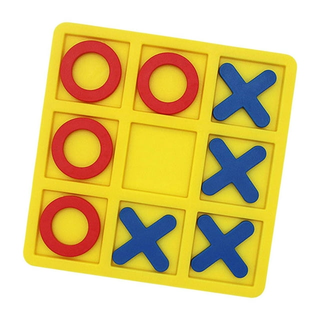 Juego de mesa de ajedrez XO, juego de mesa clásico familiar, rompecabezas, juguete de mesa XO para regalos familiares para interiores y exteriores