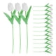 thumbnail image 2 of KAKOWELY 15 tulipanes artificiales de tacto real, ideales para fiestas., 2 of 4
