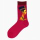 thumbnail image 1 of Calcetines de estilo europeo y estadounidense, calcetines con pintura al óleo con personalidad creativa, calcetines altos de algodón para otoño e invierno, 1 of 5
