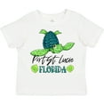 thumbnail image 3 of Inktastic Port St. Lucie, Florida Happy Sea Turtle Boys or Girls Toddler T-Shirt, 3 of 5