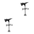 thumbnail image 1 of Moyic Weather Vane Metal Iron Wind Speed Garden Tool Wind Measuring Avión 2piezas, 1 of 4