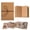 Brown, variant on 1 Pack Accordion Scrapbook Albums,4.56 x 7.08 Inches Hardcover Kraft Paper Photo Albums,Stretchable Folding Photo Collection DIY Handmade Memory Book for Anniversary,Graduation,Wedding,Birthday