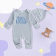 thumbnail image 2 of CAUYDY Infant Boy Sleepers 3-6M 9-12M 18-24M Preemie Pajamas for Girl Newborn Long Sleeved Clothes Baby Fall Winter Jumpsuit Sizes 0-3 Months,Blue, 2 of 6