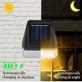 thumbnail image 3 of Ledander 6-Piece outdoor rainproof courtyard garden decorative solar wall lamp, 3 of 6