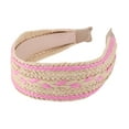 thumbnail image 5 of Unique Bargains 1 Pc Exquisite Holiday Style Flat Headband Pink, 5 of 6