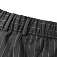 thumbnail image 5 of Men's Striped Dress Pants Slacks Slim Fit Business Work Suit Long Trousers M, 5 of 9