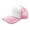 Pink+White, variant on Unisex Toddler Kids Baseball Cap Baby Boy Girl Plain Cotton Stitching Trucker Mesh Visor Hats Adjustable Baseball Cap