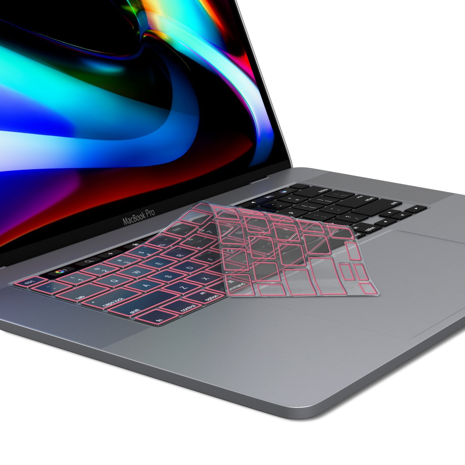 /MacBook Air 13 Keyboard Cover Compatible MacBook Pro 13” 15” 2012-2015 Model iMac Wireless Keyboard Ombre Gray 