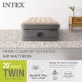 thumbnail image 2 of Intex Dura Beam Plus Fiber-Tech Elevated Air Mattress with Built-In Pump, Twin, 2 of 8