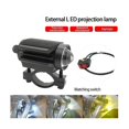 thumbnail image 3 of 12v Led Spotlight For Electric Bike Light Motorcycle External Headlight U7 Lens Bi-colour Spotlight, 3 of 5