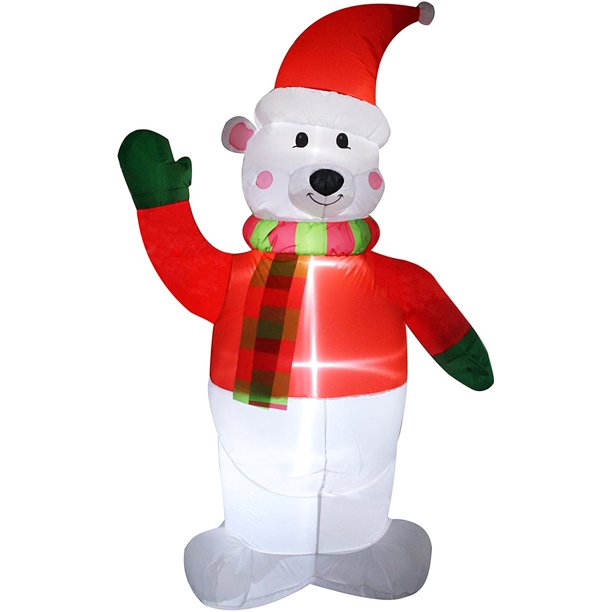Santa's Boutique Christmas Self Inflating Illuminated BlowUp Yard