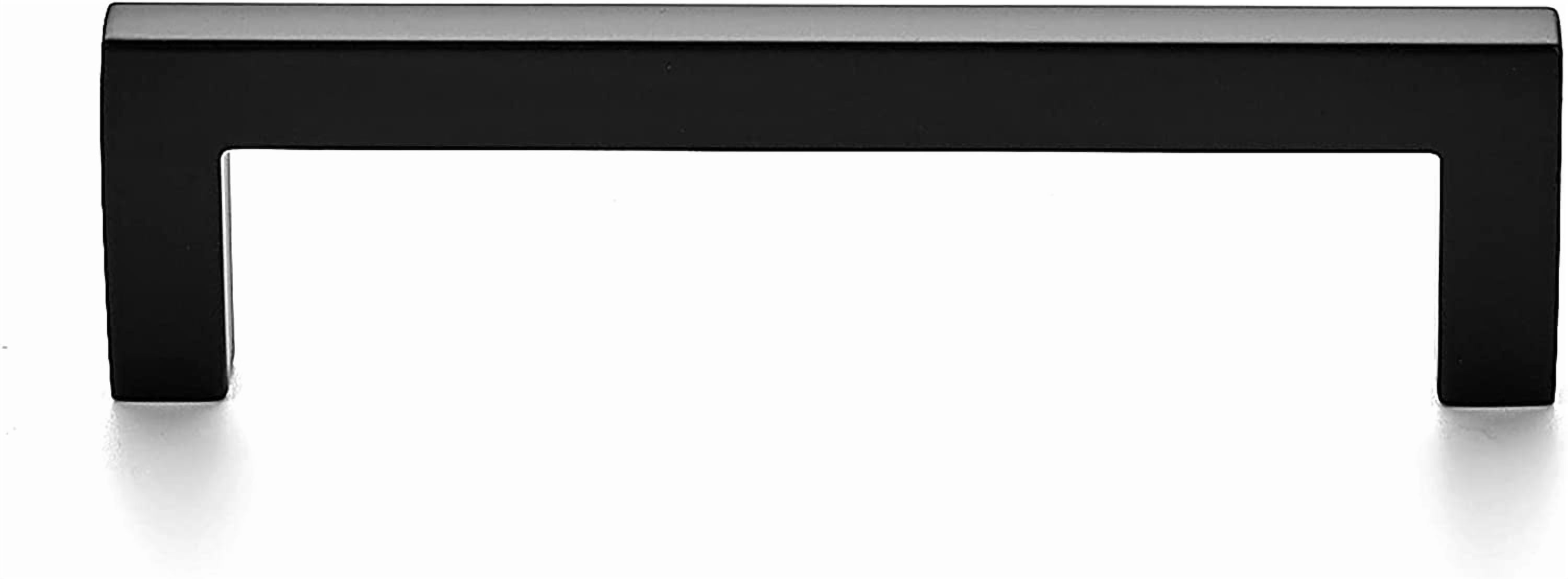 30 Pack Solid 3 Inch Center to Center Slim Square Bar Drawer Handles Kitchen Cabinet Handles Black Drawer Pulls Kitchen Cabinet Hardware Matte Black Dresser Pulls for Cupboard