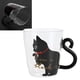 thumbnail image 1 of Taza de Café de 300 ml, Vidrio de Borosilicato Alto Transparente Copa de Gato Linda Con Manija y Colas Café Reutilizable Regalos de decoración de Vidrio de Agua, 1 of 7
