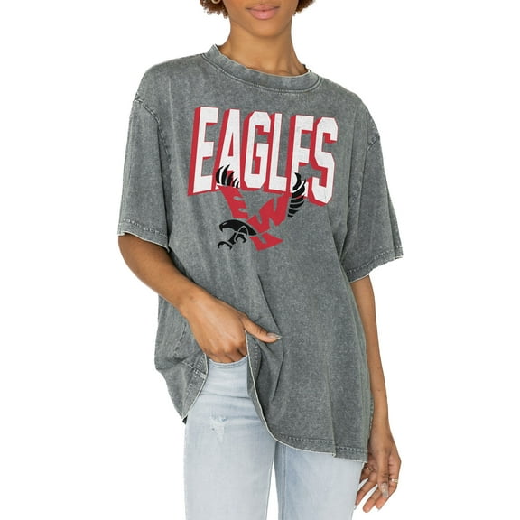 Women's Gameday Couture Gray Eastern Washington Eagles Solid Defense Oversized T-Shirt