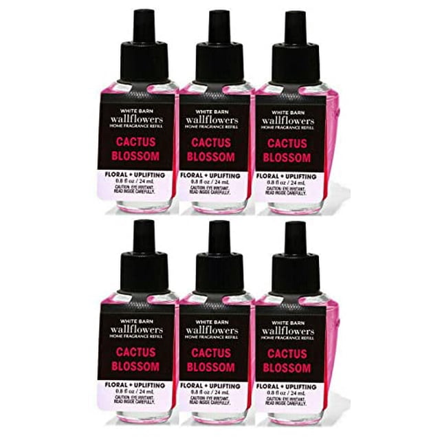 Relleno de fragancia Bath and Body Works con flor de cactus, 24 ml (6 x 4 ml)