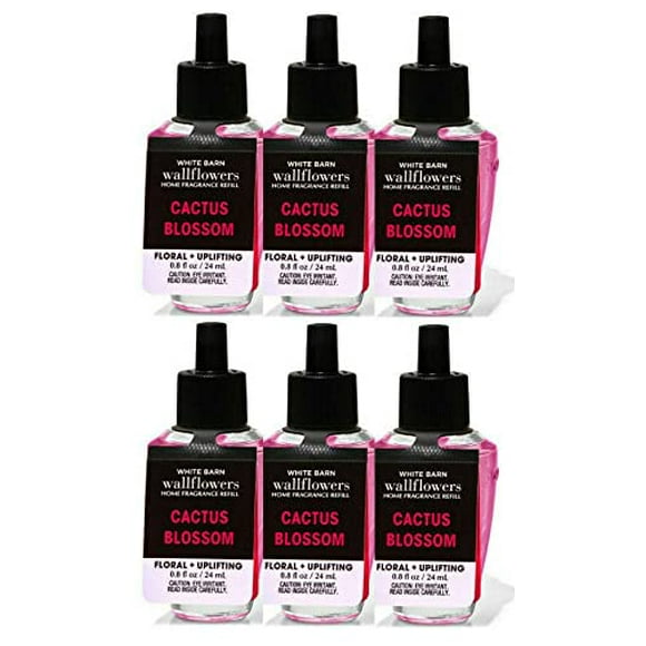 Relleno de fragancia Bath and Body Works con flor de cactus, 24 ml (6 x 4 ml)