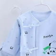 thumbnail image 5 of Ketyyh-chn99 Baby Boy Clothes 0-3 Months 5PCS Baby Boy Shower Gift Set 2 Tops+2 Pants+Hat+chest covering+Bib Size for 0-3 Months,Blue, 5 of 8