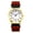 K, variant on Round Elastic Watch for Men and Women: Analog Quartz Wristwatch Large Arabic Numeral Dial Braided Rope Strap Calendar for Leisure Business Gift