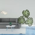 thumbnail image 2 of Elegante Juego De Bandejas Para Comida Y Tocador Con Hojas De Palma Para Baño Y Cocina, Organizador Creativo Tropical De Almacenamiento Y Decoración Para Desayuno Y Frutas., 2 of 8