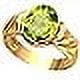 thumbnail image 2 of 9.00 Ratti / 8.00 Carat Certified Natural Green Peridot Gemstone Adjustable Ring/Anguthi For Men And Women-B0BX49, 2 of 6