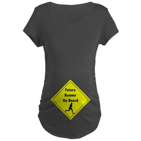 

CafePress - Future Runner Maternity Dark T Shirt - Maternity Dark T-Shirt