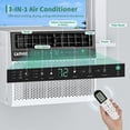 thumbnail image 4 of JoanKaren 8000 BTU U-Shaped Window Air Conditioner,Energy-Saving AC Unit Cools up to 370 Sq,Ultra Quiet with Open Window Flexibility, 4 of 10