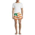 thumbnail image 2 of Mad Engine St. Patrick's Irish For A Day Shamrock Flag Men's Boxer Shorts, 2 of 6