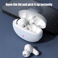 thumbnail image 4 of Earphone wireless, Hwkond Wireless Earbuds Bluetooth 5.5 In Ear Light-Weight Headphones Built-in Microphone IPX4 Immersive Premium Sound Headset With Charging Case, White, Up To 60% Off, 4 of 6