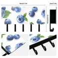 thumbnail image 2 of Blueberries in White Mail Holder Organizer Wall Mount with Shelf Key Holder Key Rack with 5 Key Hooks for Wall Decorative, 2 of 6
