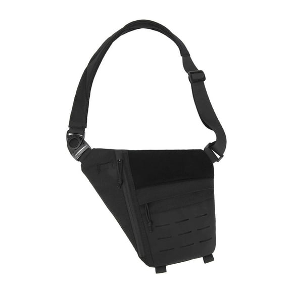 Bolso de pecho para hombre Cola mochila informal Todo negro