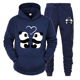 thumbnail image 3 of Conjunto de chándal con capucha para mujer, ropa deportiva con estampado de animales bonitos, chándal con capucha y pantalones deportivos, 3 of 5