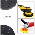 thumbnail image 3 of 2pcs Soft Sponge Interface Pad 150mm Sanding Pad 53 Holes for Sander Dedicated Shockproof Buffer Pad Replacement Hook and Loop Sanding Discs, 3 of 5