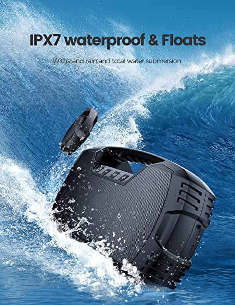 Houl Zallee Bluetooth Portable Speaker, 40W, Black, E86