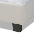 thumbnail image 5 of Baxton Studio Ansa Modern and Contemporary Beige Fabric Upholstered Queen Size Bed, 5 of 8