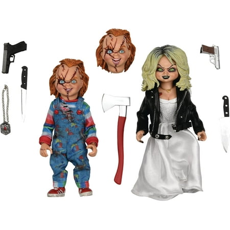 UPC: 0634482421215 | NECA – Bride of Chucky Tiffany & Chucky 8 Clothed Action Figure 2-PACK