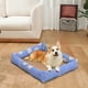 thumbnail image 2 of Cojín refrigerante de verano para mascotas, ideal para el suelo. También sirve como cojín de hielo para casetas de perros y gatos. Incluye un colchón pequeño., 2 of 7