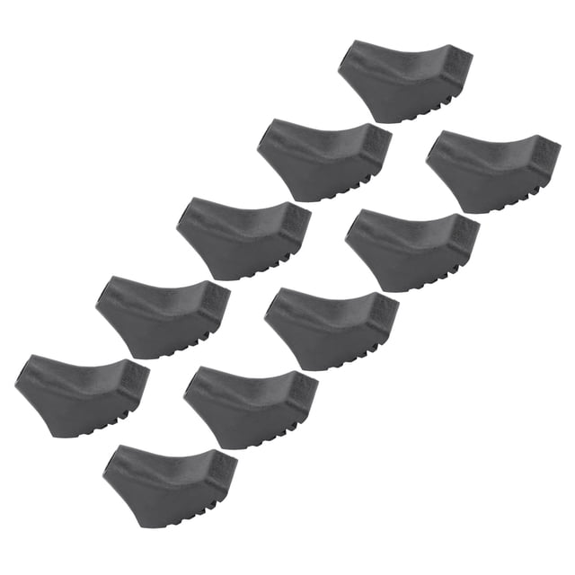 Pieds de Bâton de Randonnée, 10 Pcs Embouts en Caoutchouc pour Bâton de Randonnée Design Révolutionnaire
