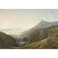 thumbnail image 3 of Friedrich Christian Reinermann 14x11 Black Modern Framed Museum Art Print Titled - The Ruin of Kalsmunt Near Wetzlar (1805), 3 of 5