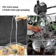thumbnail image 3 of 10W Submersible Water Fountain Pump with LED Light for Water Feature, Aquarium Fish Tanks, Outdoor Pond, Small Pools, Indoor Fountain Pumps, Home Dcor, 3 of 3